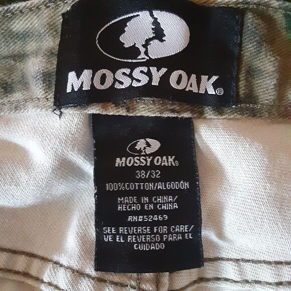 Mossy Oak Denim Jeans Men's 38x32 Country Camouflage Hunting Pants Outdoors - Picture 2 of 8